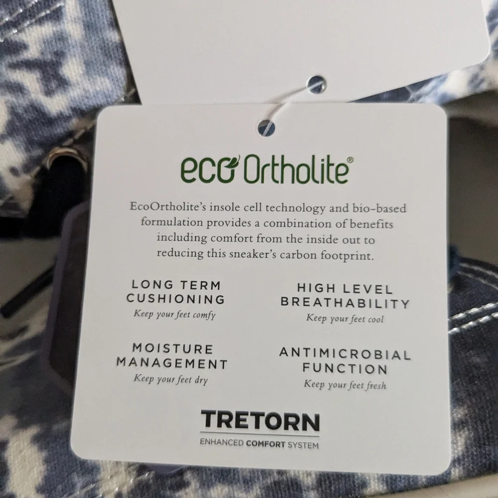 Tretorn 8.5 Meg 2.0 Shibori Navy Tie-dye NWT - Picture 8 of 8